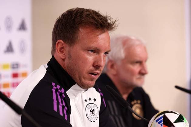 European Football Championship training camp Sports PK on 27 05 2024 at Blankenhain Castle in Blankenhain Julian Nagelsmann National Coach Head Coach Germany xMSx