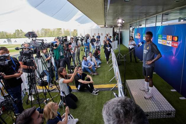 Vinicius Jr of Real Madrid CF Real Madrid media day, Madrid, Spain - 27 May 2024  Copyright: xRubenxAlbarran Shutterstockx 14510087fi