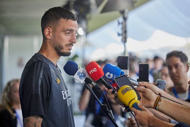 Joselu Mato of Real Madrid CF Real Madrid media day, Madrid, Spain - 27 May 2024  Copyright: xRubenxAlbarran Shutterstockx 14510087fb