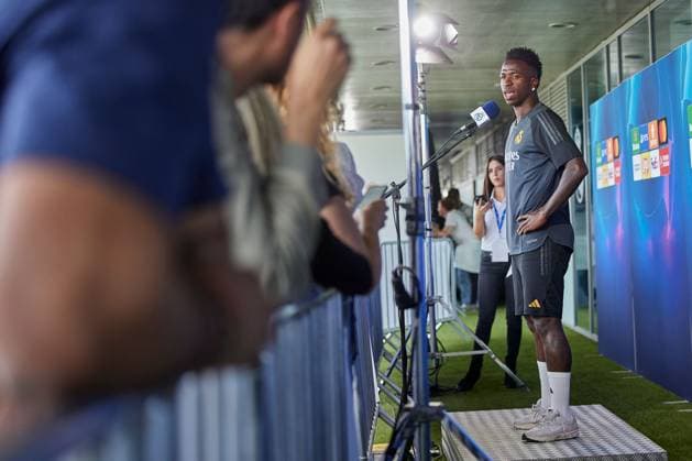 Vinicius Jr of Real Madrid CF Real Madrid media day, Madrid, Spain - 27 May 2024  Copyright: xRubenxAlbarran Shutterstockx 14510087fp