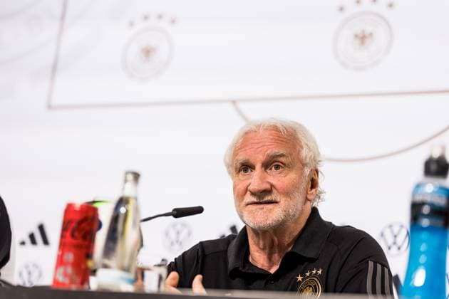 DFB Training Camp Press Conference 27 05 2024 Rudi Völler DFB Director A National Team DFB Training Camp Press Conference Blankenhain, Blankenhain Castle on 27 05 2024 Copyright: xBEAUTIFULxSPORTS Wunderlx