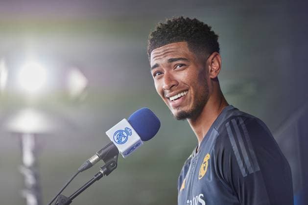 Jude Bellingham of Real Madrid CF Real Madrid media day, Madrid, Spain - 27 May 2024  Copyright: xRubenxAlbarran Shutterstockx 14510087gl