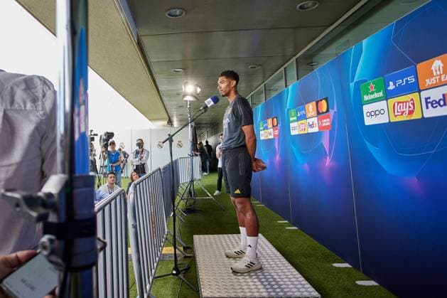 Jude Bellingham of Real Madrid CF Real Madrid media day, Madrid, Spain - 27 May 2024  Copyright: xRubenxAlbarran Shutterstockx 14510087gq