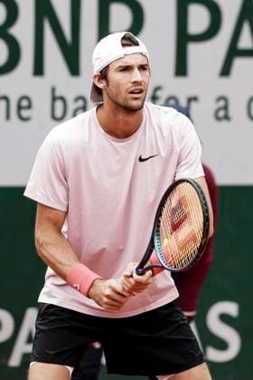 TENNIS - French Open 2024 PARIS,FRANCE,27.MAY.24 - TENNIS - ATP, Tennis Herren World Tour, French Open, Roland Garros, Grand Slam. Image shows Henri Squire (GER).  GEPAxpictures xPatrickxSteiner