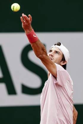 TENNIS - French Open 2024 PARIS,FRANCE,27.MAY.24 - TENNIS - ATP, Tennis Herren World Tour, French Open, Roland Garros, Grand Slam. Image shows Henri Squire (GER).  GEPAxpictures xPatrickxSteiner