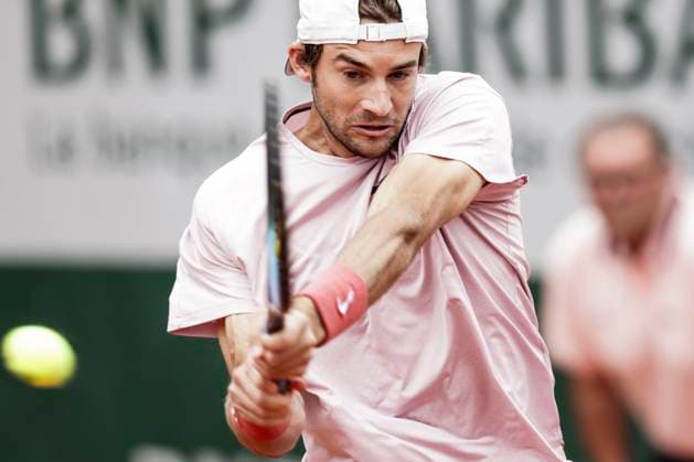 Sport Bilder des Tages TENNIS - French Open 2024 PARIS,FRANCE,27.MAY.24 - TENNIS - ATP, Tennis Herren World Tour, French Open, Roland Garros, Grand Slam. Image shows Henri Squire (GER).  GEPAxpictures xPatrickxSteiner