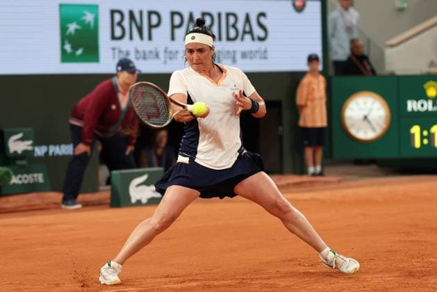 ROLAND GARROS 2024 Thierry Larret Maxppp. Tennis. Roland Garros 2024. Internationaux de France de tennis. Stade Roland Garros, Paris (75). Le 27 mai 2024. Court Philippe Chatrier : Sachia VICKERY (USA) vs Ons JABEUR (TUN) PARIS (75) STADE ROLAND GARROS PARIS ILE DE FRANCE FRANCE  Copyright: xThierryxLarret MAXPPPxThierryxLarretx TL_20240527_0211 0481698476st