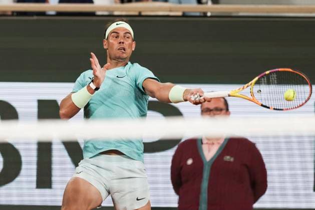 TENNIS - French Open 2024 PARIS,FRANCE,27.MAY.24 - TENNIS - ATP, Tennis Herren World Tour, French Open, Roland Garros, Grand Slam. Image shows Rafael Nadal (ESP).  GEPAxpictures xPatrickxSteiner