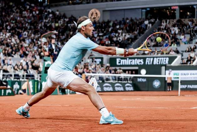 TENNIS - French Open 2024 PARIS,FRANCE,27.MAY.24 - TENNIS - ATP, Tennis Herren World Tour, French Open, Roland Garros, Grand Slam. Image shows Rafael Nadal (ESP).  GEPAxpictures xPatrickxSteiner
