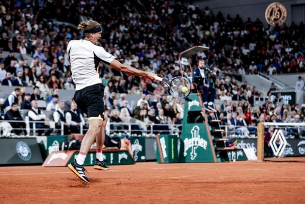 TENNIS - French Open 2024 PARIS,FRANCE,27.MAY.24 - TENNIS - ATP, Tennis Herren World Tour, French Open, Roland Garros, Grand Slam. Image shows Alexander Zverev (GER).  GEPAxpictures xPatrickxSteiner