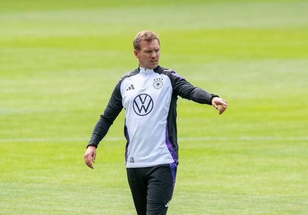 Football, Men, Season 2023 2024, German national team, European Championship preparation, public training in Jena, in the picture national coach Julian Nagelsmann Germany , 27 05 2024, Copyright: xSebastianxRäppold MatthiasxKochx