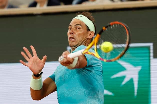 May 27, 2024, Paris, Paris, France: Rafael Nadal (ESP) in action during the tennis Grand Slamt of Roland Garros 2024, day 1, match between Alexander Zverev (GER) and Rafael Nadal (ESP) at Roland Garros Stadium - on May 23 2024.Paris - France Paris France - ZUMAb253 20240527_zsp_b253_049 Copyright: xLoicxBaratouxx