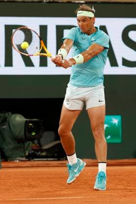 May 27, 2024, Paris, Paris, France: Rafael Nadal (ESP) in action during the tennis Grand Slamt of Roland Garros 2024, day 1, match between Alexander Zverev (GER) and Rafael Nadal (ESP) at Roland Garros Stadium - on May 23 2024.Paris - France Paris France - ZUMAb253 20240527_zsp_b253_051 Copyright: xLoicxBaratouxx