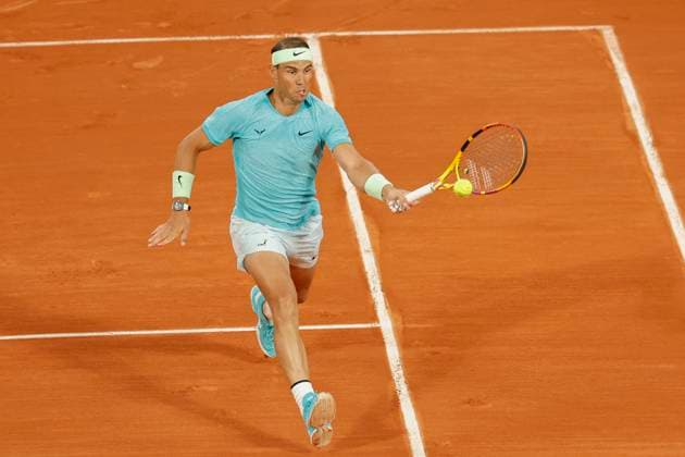 May 27, 2024, Paris, Paris, France: Rafael Nadal (ESP) in action during the tennis Grand Slamt of Roland Garros 2024, day 1, match between Alexander Zverev (GER) and Rafael Nadal (ESP) at Roland Garros Stadium - on May 23 2024.Paris - France Paris France - ZUMAb253 20240527_zsp_b253_063 Copyright: xLoicxBaratouxx