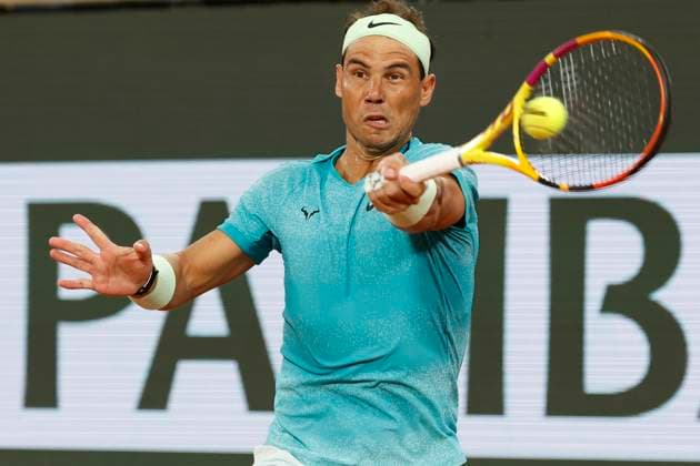 May 27, 2024, Paris, Paris, France: Rafael Nadal (ESP) in action during the tennis Grand Slamt of Roland Garros 2024, day 1, match between Alexander Zverev (GER) and Rafael Nadal (ESP) at Roland Garros Stadium - on May 23 2024.Paris - France Paris France - ZUMAb253 20240527_zsp_b253_070 Copyright: xLoicxBaratouxx