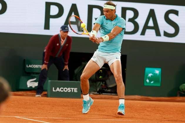 May 27, 2024, Paris, Paris, France: Rafael Nadal (ESP) in action during the tennis Grand Slamt of Roland Garros 2024, day 1, match between Alexander Zverev (GER) and Rafael Nadal (ESP) at Roland Garros Stadium - on May 23 2024.Paris - France Paris France - ZUMAb253 20240527_zsp_b253_071 Copyright: xLoicxBaratouxx