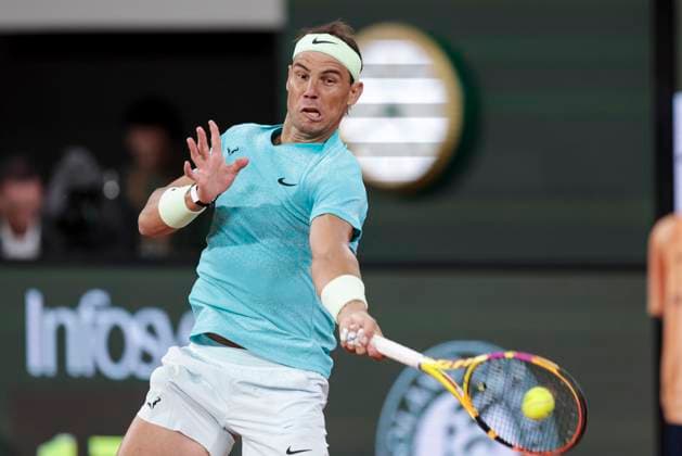 TENNIS - French Open 2024 PARIS,FRANCE,27.MAY.24 - TENNIS - ATP, Tennis Herren World Tour, French Open, Roland Garros, Grand Slam. Image shows Rafael Nadal (ESP).  GEPAxpictures xPatrickxSteiner