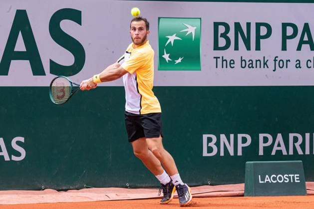 Hugo Gaston (FRA) TENNIS : Roland Garros 2024 - Paris - 27 05 2024 BaptisteAutissier Panoramic 