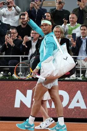 Celebrities In Stands At The 2024 French Open - Village Day Two NB Rafael Nadal playing at the 2024 French Open at Roland Garros on May 27, 2024 in Paris, France. Photo by Nasser Berzane ABACAPRESS.COM Paris France  Copyright: xBerzanexNasser ABACAx