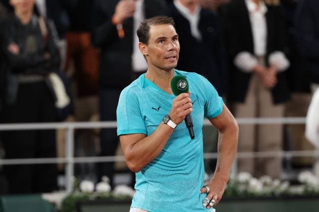 ROLAND GARROS 2024 Thierry Larret Maxppp. Tennis. Roland Garros 2024. Internationaux de France de tennis. Stade Roland Garros, Paris (75). Le 27 mai 2024. Court Philippe Chatrier : Alexander SVEREV (GER) vs Rafael NADAL (ESP) PARIS (75) STADE ROLAND GARROS PARIS ILE DE FRANCE FRANCE  Copyright: xThierryxLarret MAXPPPxThierryxLarretx TL_20240527_3070 0491558580st