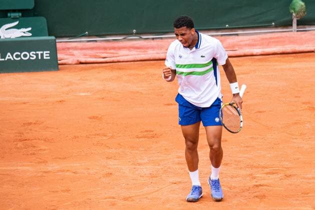 Arthur Fils (FRA) TENNIS : Roland Garros 2024 - Paris - 27 05 2024 BaptisteAutissier Panoramic 
