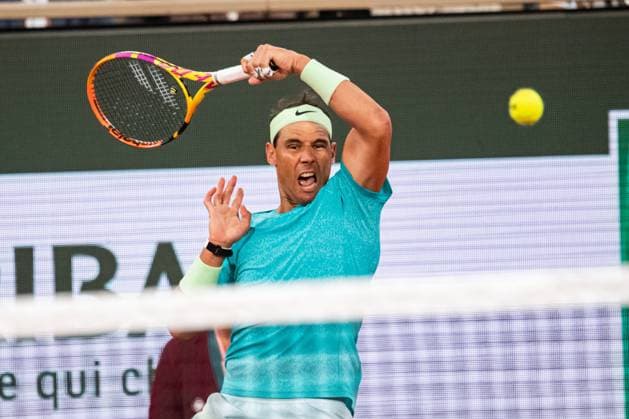 Rafael Nadal (ESP) TENNIS : Roland Garros 2024 - Paris - 27 05 2024 BaptisteAutissier Panoramic 