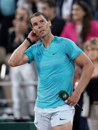 Rafael Nadal of Spain frustrated French Open Tennis, Day 2, Tennis, Roland Garros, Paris, France - 27 May 2024  Copyright: xEllaxLing Shutterstockx 14506170ah
