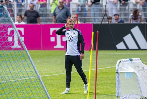 Football, Men, Season 2023 2024, German national team, European Championship preparation, public training in Jena, in the picture national coach Julian Nagelsmann Germany , 27 05 2024, Copyright: xSebastianxRäppold MatthiasxKochx