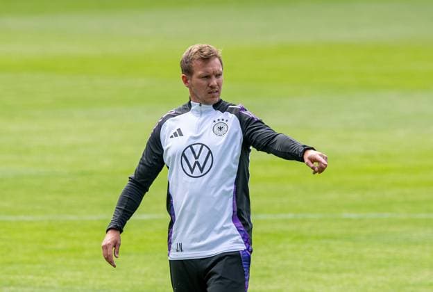 Football, Men, Season 2023 2024, German national team, European Championship preparation, public training in Jena, in the picture national coach Julian Nagelsmann Germany , 27 05 2024, Copyright: xSebastianxRäppold MatthiasxKochx