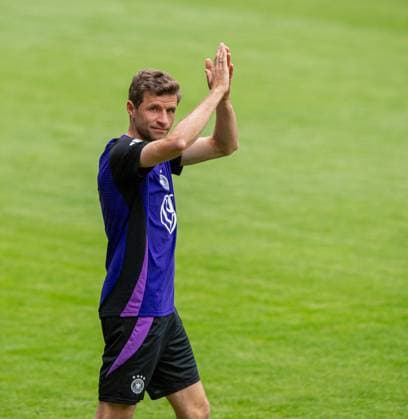 Football, men, season 2023 2024, German national team, European Championship preparation, public training in Jena, in the picture Thomas Müller Germany , 27 05 2024, Copyright: xSebastianxRäppold MatthiasxKochx