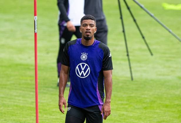 Football, men, season 2023 2024, German national team, European Championship preparation, public training in Jena, in the picture Benjamin Henrichs Germany , 27 05 2024, Copyright: xSebastianxRäppold MatthiasxKochx