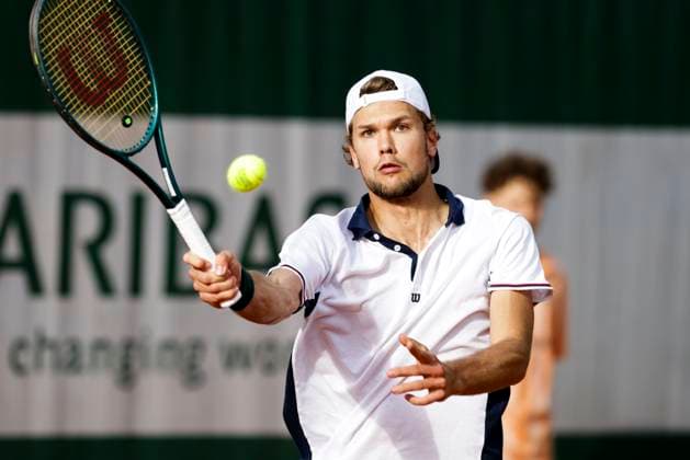 TENNIS - French Open 2024 PARIS,FRANCE,27.MAY.24 - TENNIS - ATP, Tennis Herren World Tour, French Open, Roland Garros, Grand Slam. Image shows Otto Virtanen (FIN).  GEPAxpictures xPatrickxSteiner