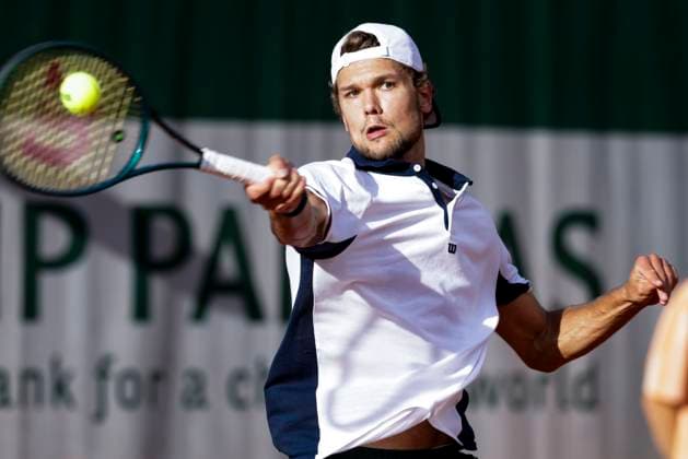 TENNIS - French Open 2024 PARIS,FRANCE,27.MAY.24 - TENNIS - ATP, Tennis Herren World Tour, French Open, Roland Garros, Grand Slam. Image shows Otto Virtanen (FIN).  GEPAxpictures xPatrickxSteiner