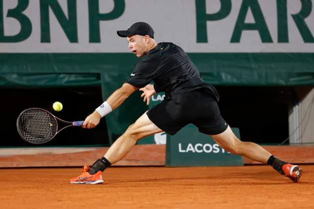 Dominik Koepfer GER Tennis French Open 2024 Roland Garros Paris France 27 May 2024 Copyright: xJuergenxHasenkopfx