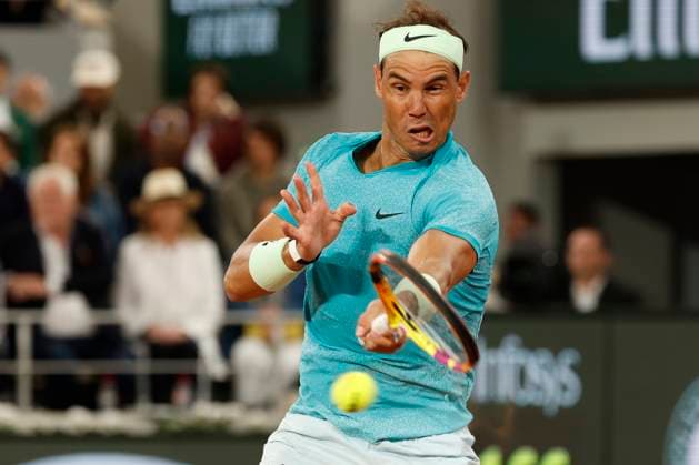 May 27, 2024, Paris, France: Spaniard tennis legend RAFAEL NADAL, 37, playing at the 2024 French Open at Roland Garros Monday in the first round against German Zverev, 27, the 4 seed at this Grand Slam. Nadal, once the No. 1 tennis player in the world and now ranked No. 275 in the world tennis rankings, won 14 of his 22 Grand Slam titles at the French Open. Nadal won the event for the first time in 2005, went on a run of securing nine titles across 10 years, won it for the 14th time in 2022 and missed his chance to add a 15th last year due to a hip injury. After match, Nadal said For me, it™s difficult to say what™s going on in the future. It™s a big percentage that I will not be back playing here in Roland Garros, but I can™t say 100 percent. ¦ The body™s feeling a little bit better now than two months ago. Maybe in two months, I say, ˜It™s enough. I can™t give anything else.™ But it™s something that I don™t feel yet. Paris France - ZUMAb253 20240527_zsp_b253_061 Copyright: xLoicxBaratouxx