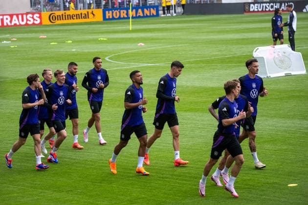 German national soccer team trains in Jena 20240527 Public training session for the German mens national soccer team in Jena in front of 15,000 fans