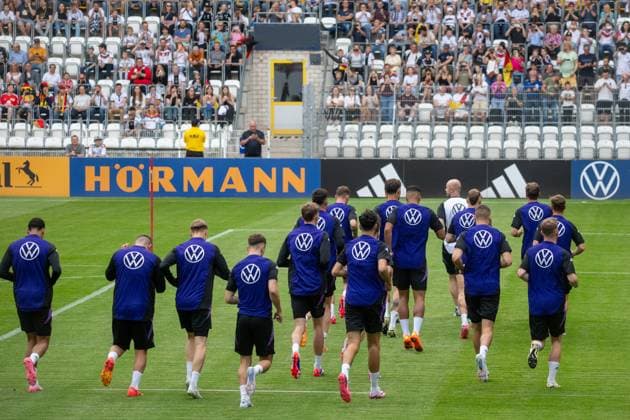 German national soccer team trains in Jena 20240527 Public training session for the German mens national soccer team in Jena in front of 15,000 fans