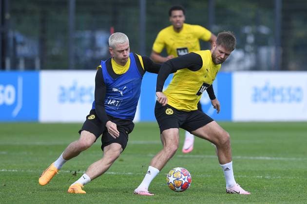 Football, CL, Borussia Dortmund, Training