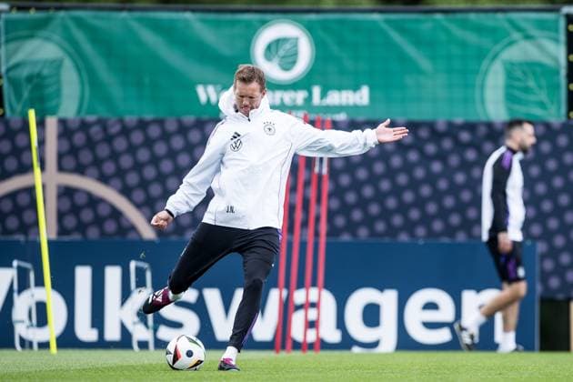 DFB training camp training 28 05 2024 Julian Nagelsmann coach Germany shoots DFB training camp training Blankenhain, Golf Spa Resort Weimarer Land on 28 05 2024 Copyright: xBEAUTIFULxSPORTS Wunderlx
