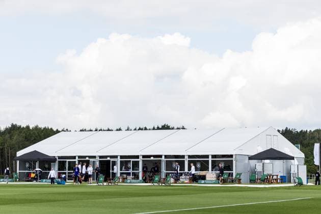 DFB training camp training 28 05 2024 The warm up tent at the training ground DFB training camp training Blankenhain, Golf Spa Resort Weimarer Land on 28 05 2024 Copyright: xBEAUTIFULxSPORTS Wunderlx