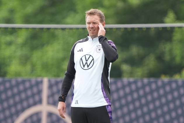 National coach Julian Nagelsmann Germany Germany reflective Blankenhain 28 05 2024 Training camp for the German national team in preparation for the European Championship, Golf Resort Weimarer Land