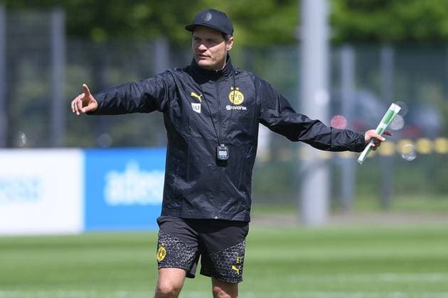 Soccer 1 Bundesliga training Borussia Dortmund on 28 05 2024 at the Hohenbuschei training ground in Dortmund Edin Terzic Coach Head Coach Dortmund xRx