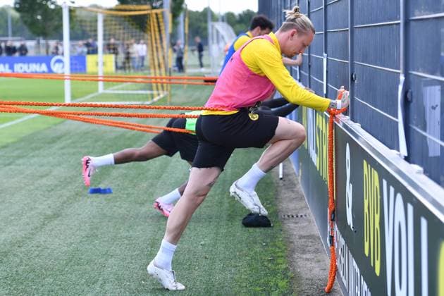 Soccer 1 Bundesliga training Borussia Dortmund on 28 05 2024 at the Hohenbuschei training ground in Dortmund Marius Wolf Dortmund xRx