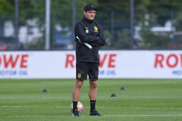 Soccer 1 Bundesliga training Borussia Dortmund on 28 05 2024 at the Hohenbuschei training ground in Dortmund Edin Terzic Coach Head Coach Dortmund xRx