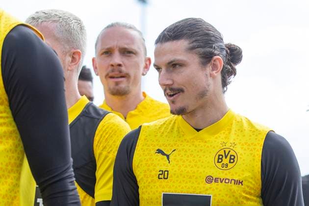 Training Borussia Dortmund, 28 05 2024 Marcel Sabitzer Borussia Dortmund, 20 Training session of Borussia Dortmund on 28 05 2024 before the UEFA Champions League final against Real Madrid, training ground Hohenbuschei, Dortmund DFL regulations prohibit any use of photographs as image sequences and or quasi video Copyright: xBEAUTIFULxSPORTS Meuselx