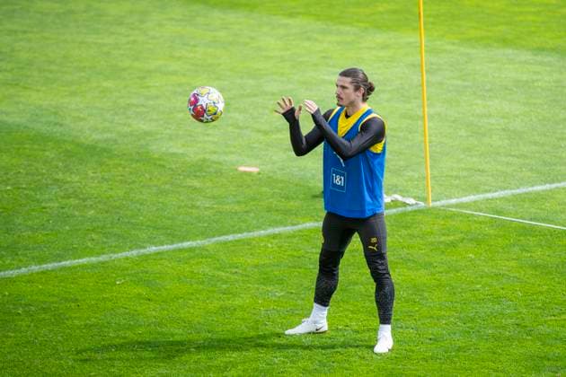 Training Borussia Dortmund, 28 05 2024 Marcel Sabitzer Borussia Dortmund, 20 Training session of Borussia Dortmund on 28 05 2024 before the UEFA Champions League final against Real Madrid, training ground Hohenbuschei, Dortmund DFL regulations prohibit any use of photographs as image sequences and or quasi video Copyright: xBEAUTIFULxSPORTS Meuselx