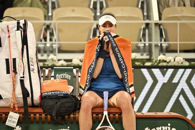 Tennis : Roland Garros 2024 - Alize Cornet - France - Fin de carriere Tennis : Roland Garros 2024 - France - 28 05 2024 ChrysleneCaillaud Panoramic 