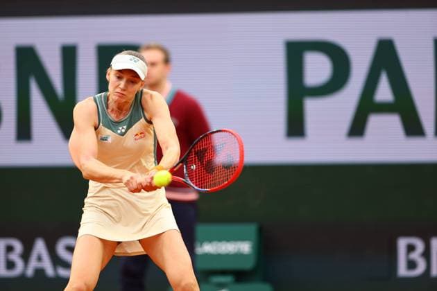 2024.05.28 Paryz Tenis French Open Roland Garros 2024 Elana Rybakina - Greet Minnen N Z Elana Rybakina Foto Pawel Andrachiewicz PressFocus 2024.05.28 Paris Tennis French Open Roland Garros 2024 Elana Rybakina - Greet Minnen Elana Rybakina Photo Pawel Andrachiewicz PressFocus NEWSPIX.PL --- Newspix.pl  20240528_PF_PA050