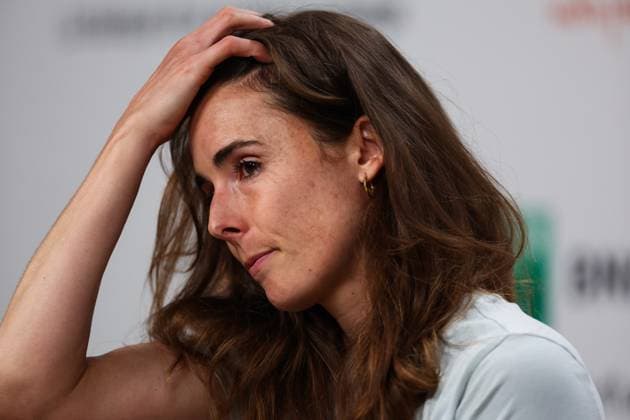 2024 French Open - Day 3 Alize Cornet is speaking during a press conference, PK, Pressekonferenz after her loss against Zheng Qinwen in the Women s Singles first-round match on Day Three of the 2024 French Open at Roland Garros in Paris, France, on May 28, 2024, at her last tournament of her professional career. Paris France  Copyright: xIbrahimxEzzatx originalFilename:ezzat-notitle240528_np1zZ.jpg