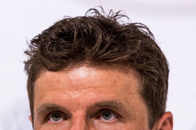 DFB Training Camp Press Conference 28 05 2024 Thomas Müller Germany DFB Training Camp Press Conference Blankenhain, Golf Spa Resort Weimarer Land on 28 05 2024 Copyright: xBEAUTIFULxSPORTS Wunderlx